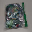 Smiry Stretch Printed Office Computer Chair Covers, Universal Desk Rotating Chair Slipcovers Removable Washable, Soft Fit Anti-Dust Spandex Protector Cover with Zipper, Blue Green