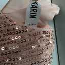 GRACE KARIN Girls Sparkly Sequin Formal Dress Long Sleeve Bodycon Fancy Party Dress 5-14Y Size 14Y