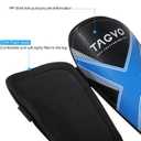 TAGVO Soccer Shin Guards for Kids Youth Adults, Protective Soccer Equipment for Boys Girls Men, Soccer Shin Pads for Kids S