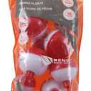 SOUTH BEND 10-Pack Push-Button Red & White Floats, 3 Packs