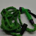 50 Ft Garden Hose with Spray Nozzle Green