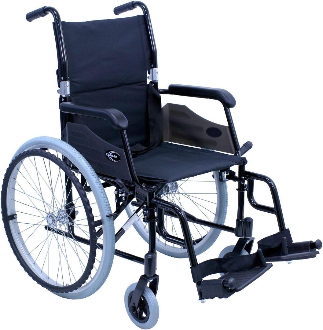 Karman 24 pounds LT-980 Ultra Lightweight Wheelchair Black, Gen 1