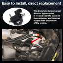 AITKEN Turbo Bypass Solenoid Charge Air Bypass Regulator Solenoid Valve Compatible with Buick Encore 2013-2020, Chevy Cruze 2011-2016, Chevy Sonic Trax 2012-2020, 1.4L Turbo P/N 55574902.