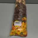 Fake Mums Fall Artificial Flowers Plants for Outdoors Autumn Decoration, 12 Bundles Silk Morning Glory with Eucalyptus Realistic UV Resistant Faux Mums for Outside Planter Yard Garden Home Indoor, Mix (3 Mixed Color(3 Orange, 3 Light Orange, 3 Yellow))