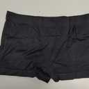 dmuveo Boy Shorts Underwear For Women Seamless Full Coverage Briefs Soft Stretch Boxer Shorts Panties 4 Pack (Black, S)