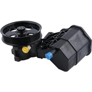 Power Steering Pump with Pulley & Reservoir FIT 2002-2007 Dodge Ram 1500, Replace 96-70269, 20-70269, 3.7L/4.7L/5.7L/5.9L V6/V8