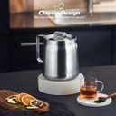 WAGENSTEIGER Stainless Steel Classic Tea Kettle 2.1 Quarts / 2 Liters, Multi-purpose Cooking Pot, Mini Milk Pan, Butter Warmer, On-the-go Saucepan, Ramen Pot, Stovetop Metal Tea/Coffee Pot (606)