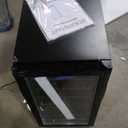 EdgeStar BWR301BL 15 Inch Wide 30 Bottle Built-In Wine Cooler with Slim Design (Black)