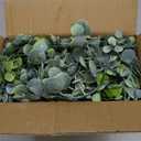 Mizii 2 Strands Artificial Vines Eucalyptus Garland 68" Fake Vine with Silk Leaves Green Garland Faux Hanging Plants Greenery Decoration for Bedroom Room Table Centerpieces Wedding Decor (Greenery)