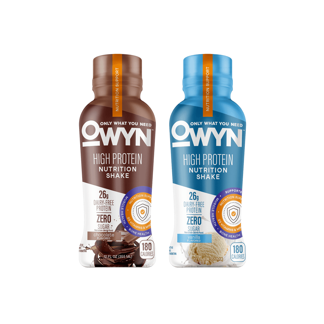 High Protein Complete Nutrition Shake, Chocolate and Vanilla Variety Pack, Pack of 12, Best By 28 JUL 2026