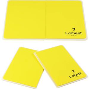 Logest Rebreakable Boards Martial Arts - Taekwondo Karate MMA Boards - Reusable Plastic Training Breaking Boards for Kids & Adults Comes In 6 Levels of Difficulty Taekwondo Boards for Breaking (Yellow - Light)