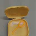 HEMILAB® Retainer Case, Aligner Case with Vent Holes, Compatible with Invisalign, Mouth Night Guard, Yellow 