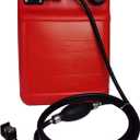 DEF Portable Boat Fuel Tank, 6gal - 24L Outboard Marine Portable Fueling Tank with Hose Connector Replacement for Marine Outboard Motor Plastic Fuel Tank