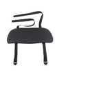 HOINCO Massage Table Armrest Hanging Arm Rest Sling Board Armrest Support, Hanging Armrest Frame for Folding Massage Table-Black