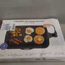 Chefman Electric Griddle with Removable Temperature Control, Immersible Flat Top Grill, Burger, Eggs, Pancake Griddle, Nonstick Easy Clean Cooking Surface, Slide Out Drip Tray, 10 x 16 Inch