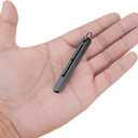Portable Titanium Toothpicks,Retractable Toothpicks Reusable Pocket Metal Toothpick with Stainless Steel Toothpick Holder Keychain Telescopic Toothpicks (3 Pieces)