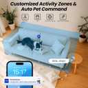 Veise 2K Indoor Camera for Home Security, 360° Wireless WiFi Pet & Baby Monitor with Phone App, AI Motion Detection, 2-Way Audio, Night Vision, SD/Cloud Storage, Works with Alexa & Google Home, 2.4GHz