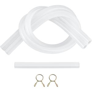Ice Maker Drain Tube Fit for GE 2.0 Ice Maker, Water Line Replacement for Older GE Opal Nugget Countertop Ices Maker, External Silicone Water Tube Fit for Opal Ice Maker Tubing Replacement Parts