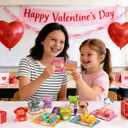 Budbof Valentines Day Gifts for Kids 24PCS Animal Squishy Toys, Slow Rising Stress Relief Toys, Goodie Bag Stuffers, Party Favors for Classroom Prizes