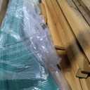 Backyard Discovery Buckley Hill Cedar Wood Swing Set with Wave Slide, Play Deck, Rock Wall Ladder, Belt Swings, Chalkboard, Canopy Roof, Outdoor Playset (Green)