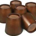 Sopicoz Wooden Bed Risers 3 Inch Round Furniture Risers Set of 6, Heavy Duty Wood Bed Lifts Risers for Bed Frame, Table, Sofa, Couch, Desk, Dresser