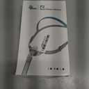 Upgrade Nasal Pillow Under The Nose Silicone Mask Assembly, Replacement Accessory with Headgear, Frame, Tube and 3 x Nasal Pillow