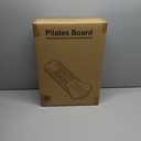 Pilates Board,Pilates Reformer Sets, Multifunctional Abdominal Pilates Board for Home Workout Equipment, Portable Foldable Ab Board Trainer Pilates Exercise Machine,Pilates Board for Women (Deep Black)