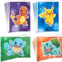 Hallmark Pokmon Kids Birthday Card Assortment (16 Cards with Envelopes) Pikachu, Bulbasaur, Squirtle, Charmander