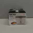 AROMA® Rice Cooker, 3Cup (Uncooked) / 6Cup (Cooked), Small Rice Cooker, Oatmeal Cooker, Soup Maker, Auto Keep Warm, 1.5 Qt, White, ARC363NG