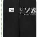 KEEGH 40" Suit Bags for Closet Storage (Set of 10) Garment Bags for Hanging Clothes, Suit Cover Bags for Suits Coats Dress with Zipper and Transparent Window, Black