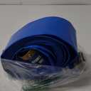 3" x 25ft PVC Lay Flat Water Pump Discharge Hose With Aluminum Pin Lug Fittings, Heavy Duty Reinforced Pool Backwash Hose Assembly