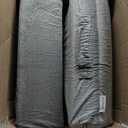 ENITYA 19" Reading Pillow for Bed with Firm Back Support & Big Pockets, Medium, Light Gray