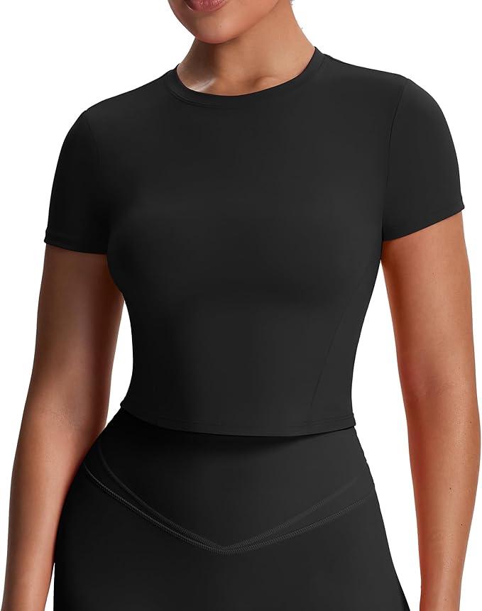 Aoxjox Women's T-shirts Black S