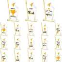 Treela 18 Pcs Employee Appreciation Awards Gifts Bulk Small Acrylic Trophies Mini Thank You Plaque Gifts for Recognition Adults Students Classroom Office Graduation Decorations(Quadrilateral,Gold)