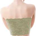Boao 3 Pcs Lace Tube Bandeau (Black, S)