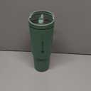 HydroJug Sport - Stainless Steel Tumbler with Straw, Vacuum Insulated, 40oz Leakproof Water Bottle, Ergonomic Design, Reusable, Dishwasher Safe, Rubber Base, Durable for Gym or Outdoors, Sage