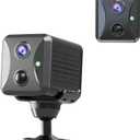 4G LTE Hidden Spy Camera, Cellular Security Cameras Wireless Indoor with 4G SIM Card (No WiFi) with Motion Detection, Night Vision, 2-Way Talk & Siren, Phone App Remote Control