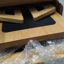 2 Pack Couch Arm Tray,Bamboo Folding Sofa Tray,Sofa Armrest Trays Clip-On Couch Desk for Drinks,Snacks,Phone,Remote ControlNatural