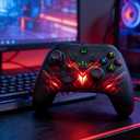 SWVOE X box 1 Controller, Gaming Remote for all series of X-box One Host and PC Win10+ with Programming Buttons, Turbo, LED Light, Firmware Upgrade Required From Third Party