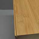 Bamboo Trash Bag Dispenser, Wall Mount Holder for 2 Rolls, Kitchen Garbage Bag Organizer, 12.3 x 10 x 6.3 Inches (Black)