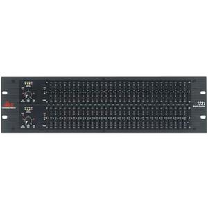dbx 1231 Dual-Channel, 31-Band Graphic Equalizer, Black