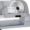 Chef'sChoice 615A Electric Meat Slicer Features Precision Thickness Control and Tilted Food Carriage for Fast and Efficient Slicing with Removable Blade for Easy Clean 7" Stainless steel