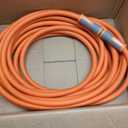 YAMATIC Heavy Duty Garden Hose 5/8 in x 100 ft, Super Flexible Lightweight Water Hose, 360 Rotating Connector, 600 PSI Burst, Solid Brass 3/4" GHT Fittings, All-Weather