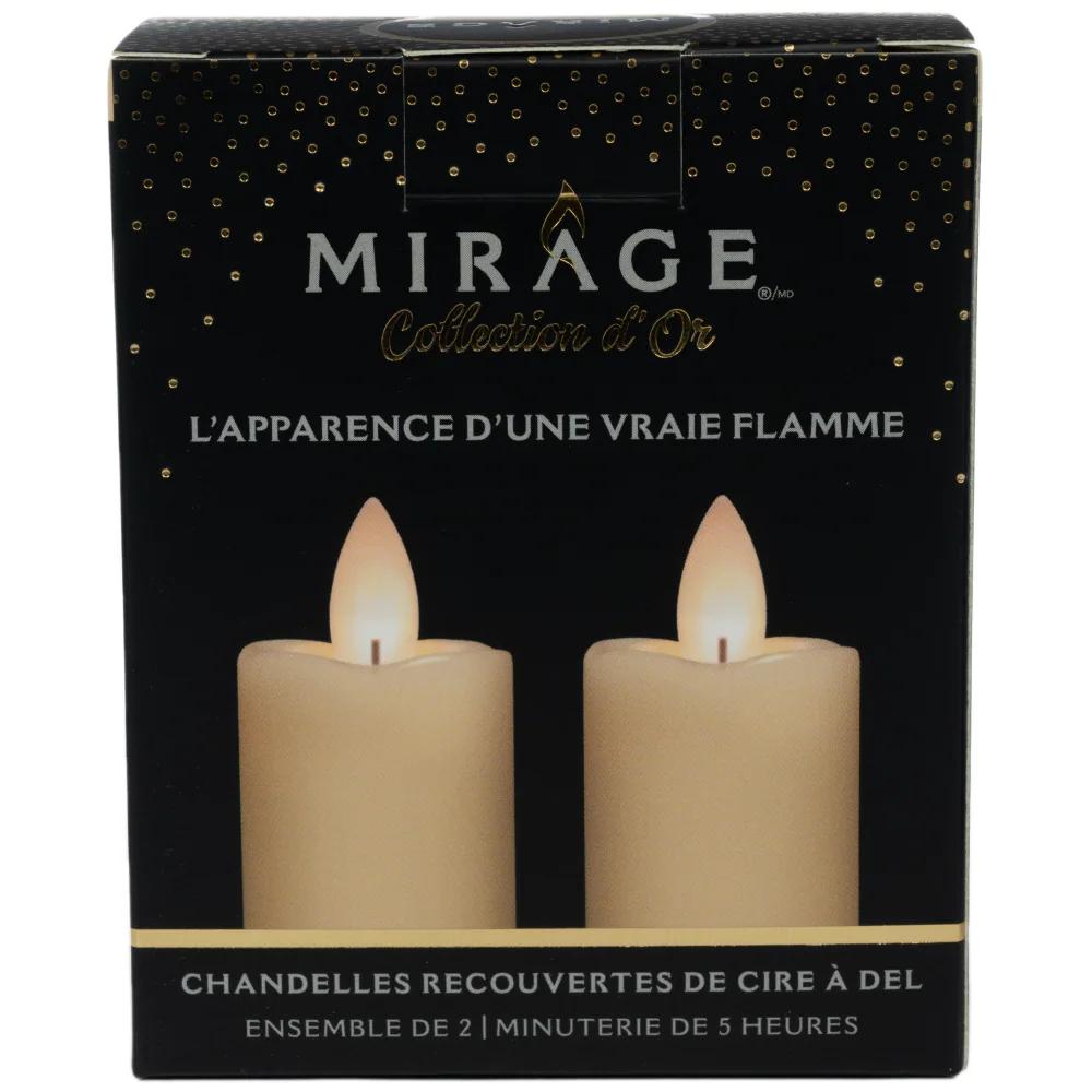 Sterno Home™ Mirage® Flameless Candles, 2 ct / 3 in
