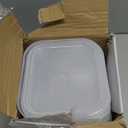 8 Pcs 1/6 Size Hotel Steam Table Pans with Lids, Stainless Steel Food Containers and PP Plastic Covers, Anti-clogging Steamer Pans for Buffet, Catering, Restaurant, and Food Prep (2.5" Deep)