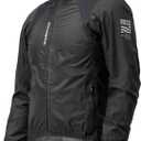ROCKBROS Men's Cycling Rain Jacket Waterproof Running Bike Windbreaker Lightweight Jacket for Outdoor Sports (X-Large)