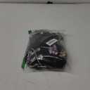 Molilove Womens 2 Piece Outfit Hawaiian Long Sleeve Button Down Shirt Shorts Tracksuit Lounge Set Shorts Set (Medium, Black)