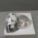 Musical Rotating Santa Claus Flying Over Village,Automatic Snowfall,Train, Christmas Snow Globe Music Box Gifts, for Women Wife Mom Girlfriend Daughter, Xmas Present,Plays 48 Classic Christmas Carols