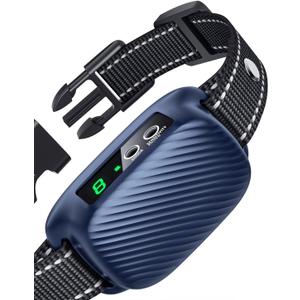 Auto Bark Collar with 8 Sensitivity for Large Medium Dogs, Rechargeable Anti Bark Collar-D5