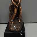 Golfer Golf Golfing Bronze Finish Bookends, 9 inches H
